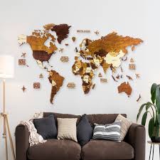 World Map Decor