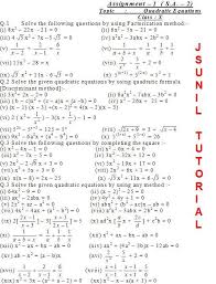 2 Class X Quadratic Equations