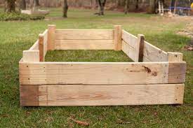 Raised Garden Bed From Pallets Jean