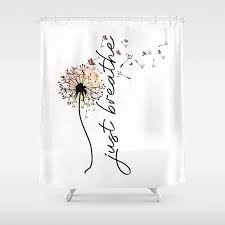 Just Breathe Dandelion Inspirational
