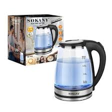 Sokany Sk 1029 Electric Glass Kettle