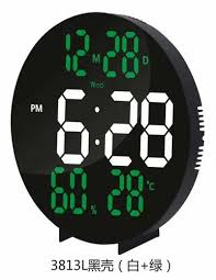 Round Black Lcd Alarm Clock At Rs 830