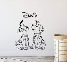 Personalized Dalmatian Dog Wall Decal