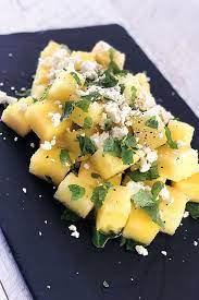 Yellow Watermelon Salad With Mint The
