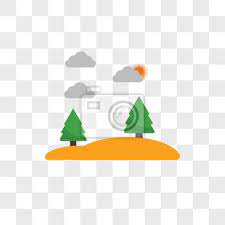 Forest Vector Icon Isolated On