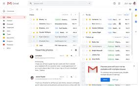 gmail brings independent scrolling