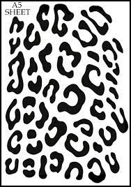 Animal Print Stencil Leopard Cheetah