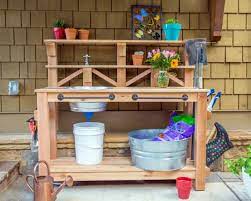 18 Diy Potting Benches You Ll Want To