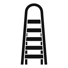 Premium Vector Wall Ladder Icon