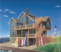 Waterfront House Plans Coastal House