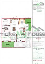 Buy 50x50 House Plan 50 By 50 Front