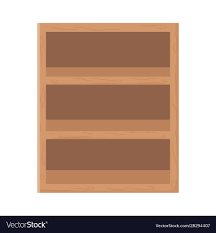 Wooden Shelf Furniture Storage Icon