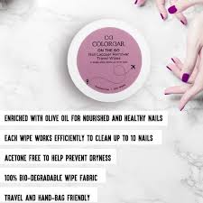 Nail Lacquer Remover Wipes