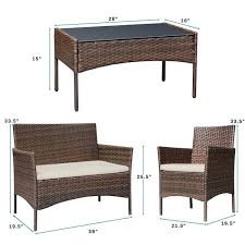 Wicker Outdoor Patio Furniture Sets