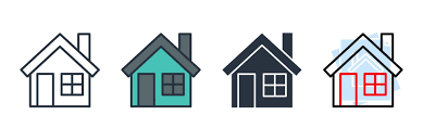 House Icon Logo Vector Ilration
