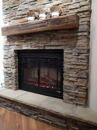 Ledge Stone Veneer Interior Fireplaces