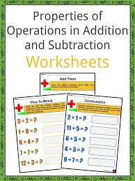 Addition And Subtraction Facts Worksheets