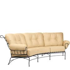 Woodard Terrace Wrought Iron Crescent Sofa