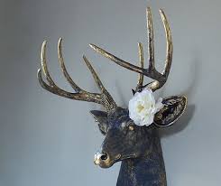 Faux Taxidermy Deer Stag Buck Head