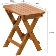 Portable Folding Stool Wooden Stool