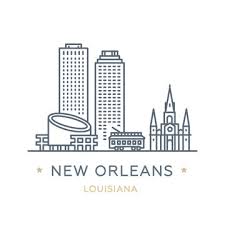 New Orleans Skyline Vector Images