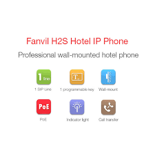 Fanvil H2s Hotel Ip Phone Wall Mount