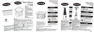 Support Manuals Az Patio Heaters And