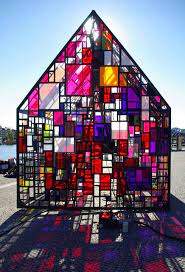 Stained Glass Hut By Tom Fruin