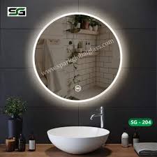 Up Down Round Led Light Mirror Wall