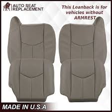 Work Truck Leather Seat Cover Light