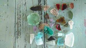 Beach Combing For Sea Glass In Maine