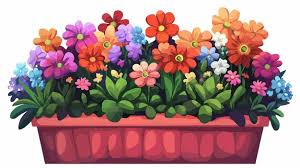 Elegant Flower Bed Container Icon