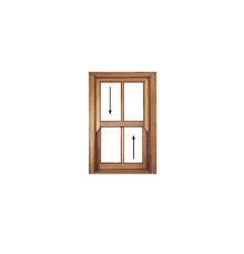 Victorian Sliding Sash Wooden Window