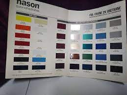 1994 Ford Nason Color Paint Chip Chart