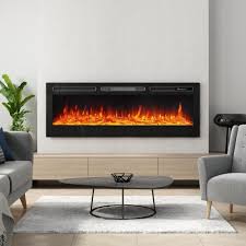 60 Inch Electric Fireplace Wall