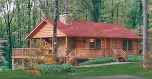 Old Fashioned Lakehouse Log Cabin Kit