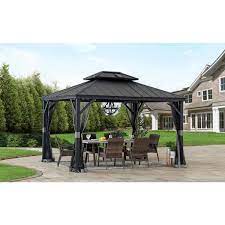 Sunjoy 10 Ft X 12 Ft Hardtop Gazebo