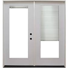 Mini Blind Patio Door