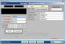 weider sql server based weigh bridge