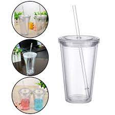 Reusable Plastic Cups Double Walled