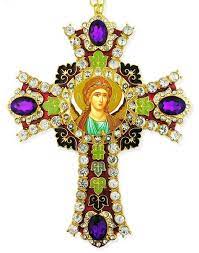 Archangel Michael Icon In Jeweled Wall