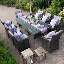 Nova Sienna 8 Seat Rattan Dining Set