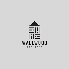 Wood Wall Icon Shaped Logo