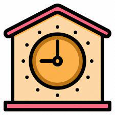 Clock Design Home Time Icon