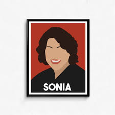 Sonia Sotomayor Feminist Icon Print