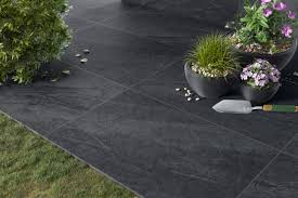 Black Porcelain Paving Lantoom Quarry