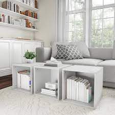Lavish Home 15 75 In White Stackable