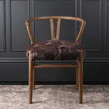 Mid Century Scandi Dining Chair Brown