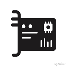 Network Interface Card Icon Trendy