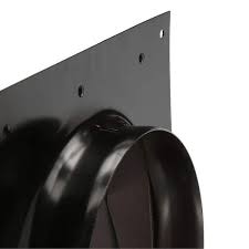 Broan 843bl 6 Black Wall Cap For Round Duct